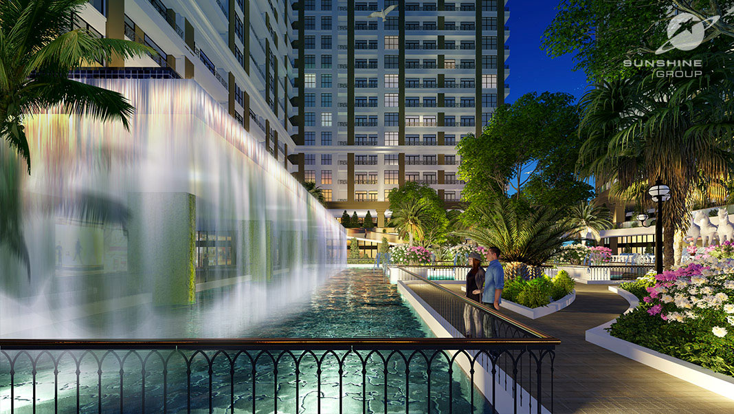 Không gian xanh tại sunshine city ciputra