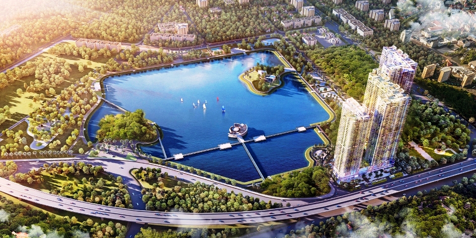 Phối cảnh Vinhomes Sky Lake Phạm Hùng