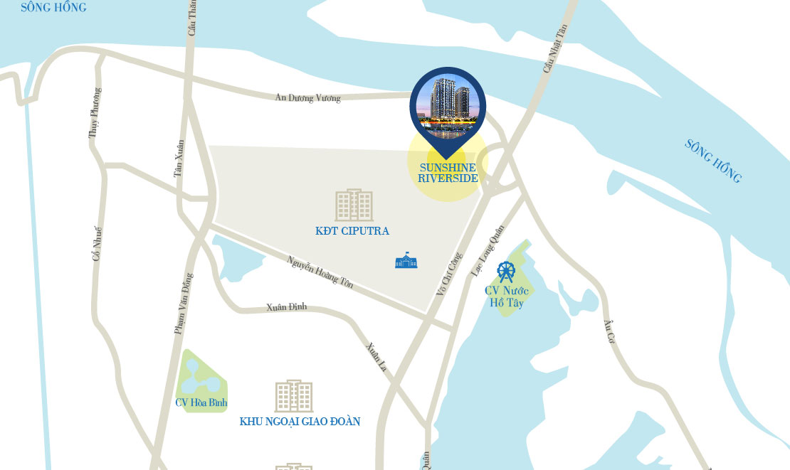 Vị trí Dự án Sunshine Riverside