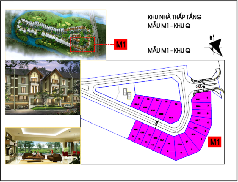 Mẫu M1 Khu Q Ciputra