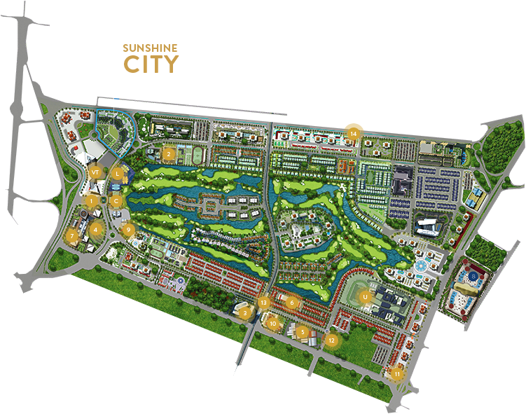 Vị trí Shophouse city Ciputra